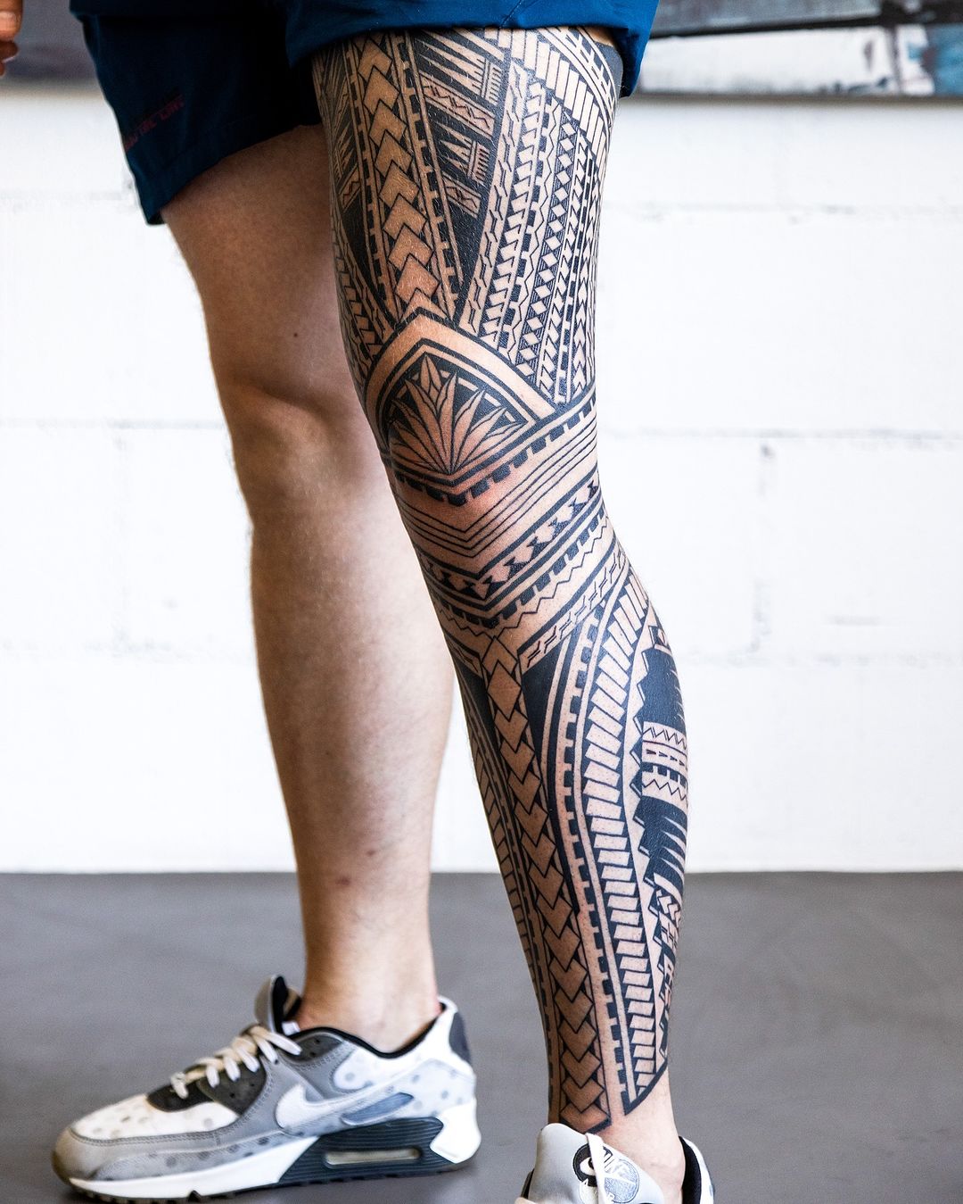 Maori Tattoo Legsleeve