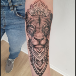 Tiger und Mandala Tattoo
