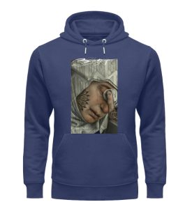 Portrait Collection by Marksoffink - No2 - Unisex Organic Hoodie-6057