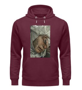 Portrait Collection by Marksoffink - No2 - Unisex Organic Hoodie-839