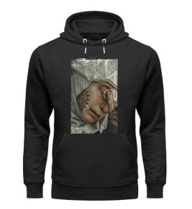 Portrait Collection by Marksoffink - No2 - Unisex Organic Hoodie-16