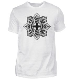 Mandala Artwork Black - Herren Premiumshirt-3