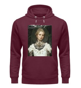 Portrait Collection by Marksoffink - No3 - Unisex Organic Hoodie-839