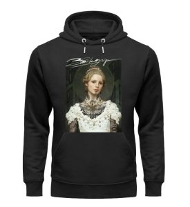 Portrait Collection by Marksoffink - No3 - Unisex Organic Hoodie-16