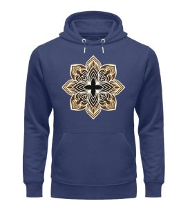 Mandala Collection by Woxtattoo - Color - Unisex Organic Hoodie-6057