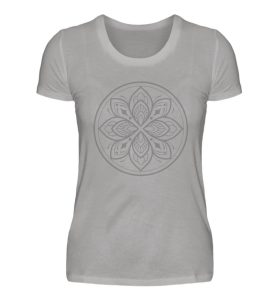 Mandala Collection by Woxtattoo - Gray - Damen Premiumshirt-2998