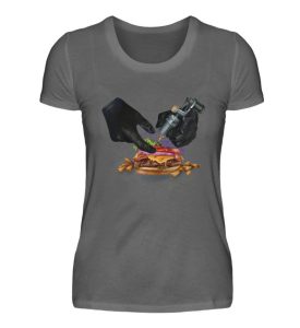 Tattooing Burger Artwork - Damen Premiumshirt-627