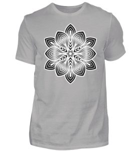 Mandala Artwork White - Herren Premiumshirt-2998