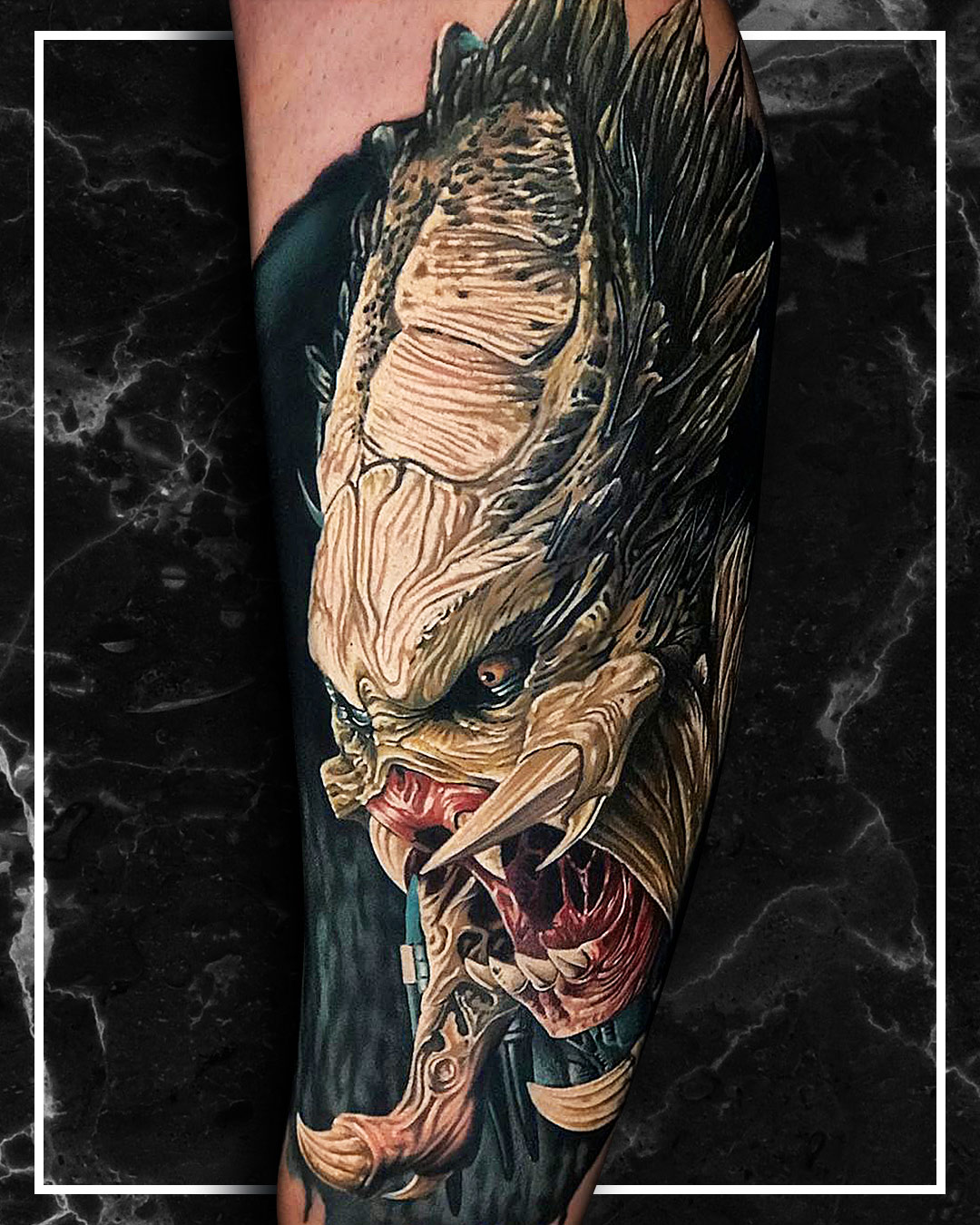 Xenomorph tattoo! #tattoo #horrortattoo #tattooartist #xenomorph #alien  #alientattoo - YouTube