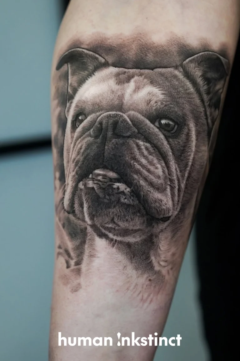 Hunde Portrait Tattoo