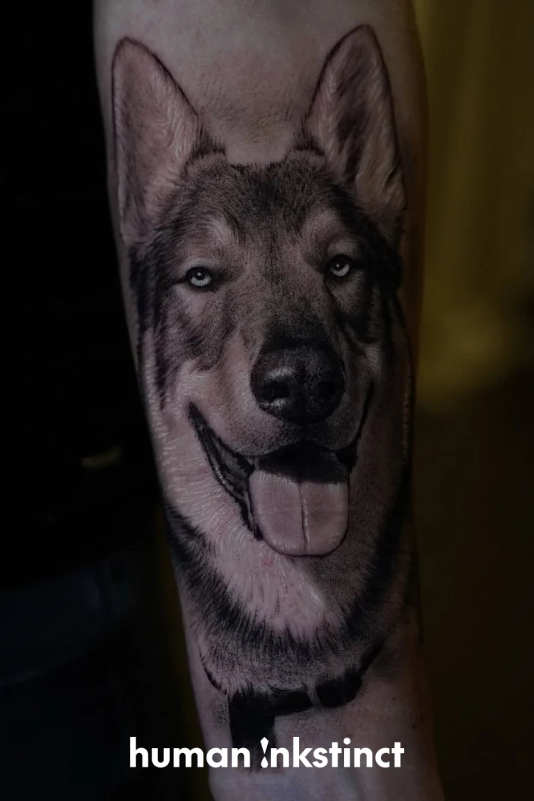 Hunde Portrait Tattoo
