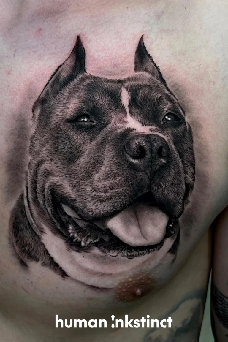 Hunde Portrait Tattoo