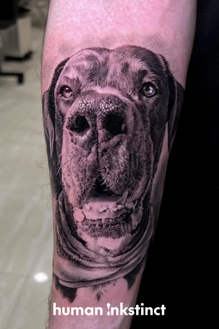 Hunde Portrait Tattoo