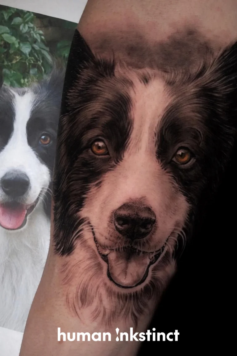 Hunde Portrait Tattoo