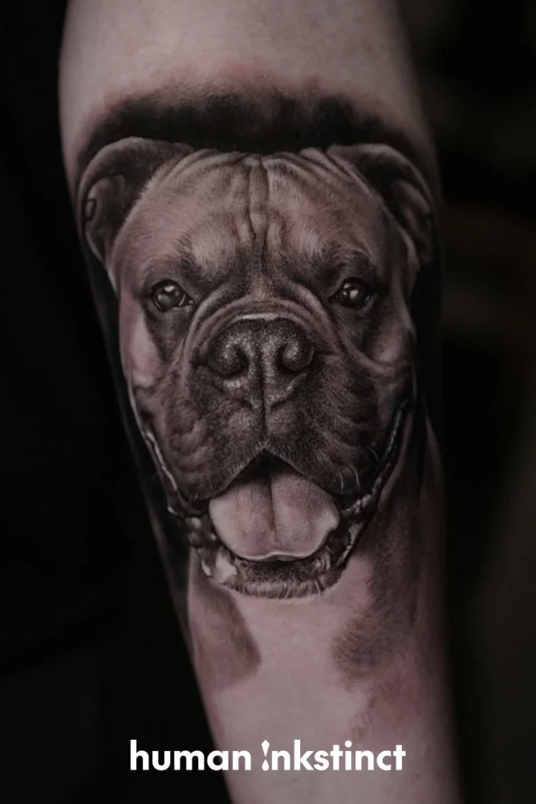 Hunde Portrait Tattoo