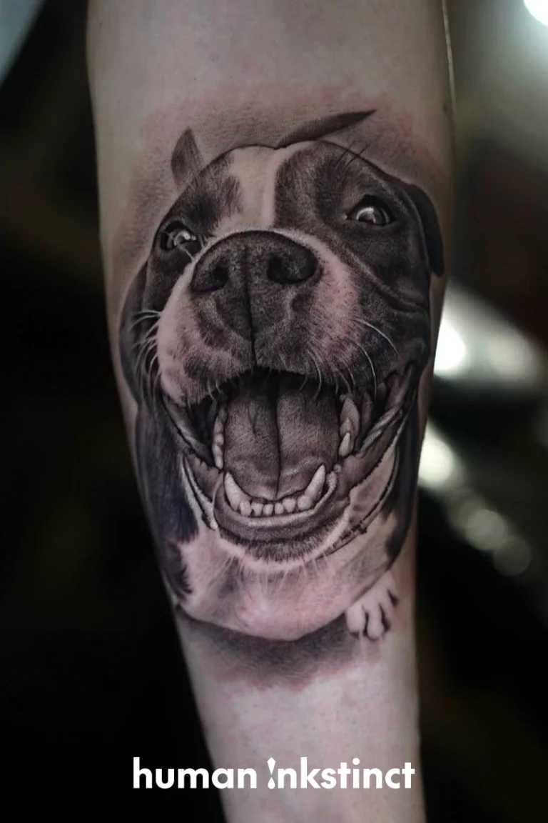 Hunde Portrait Tattoo