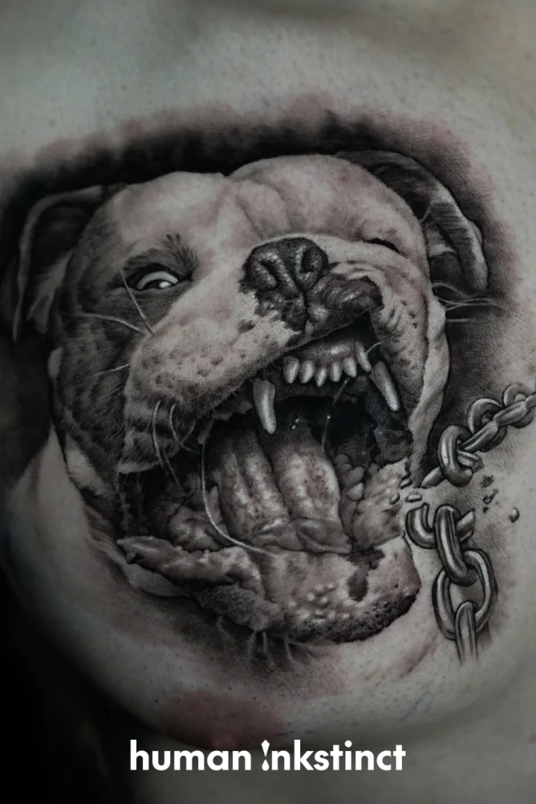 Hunde Portrait Tattoo