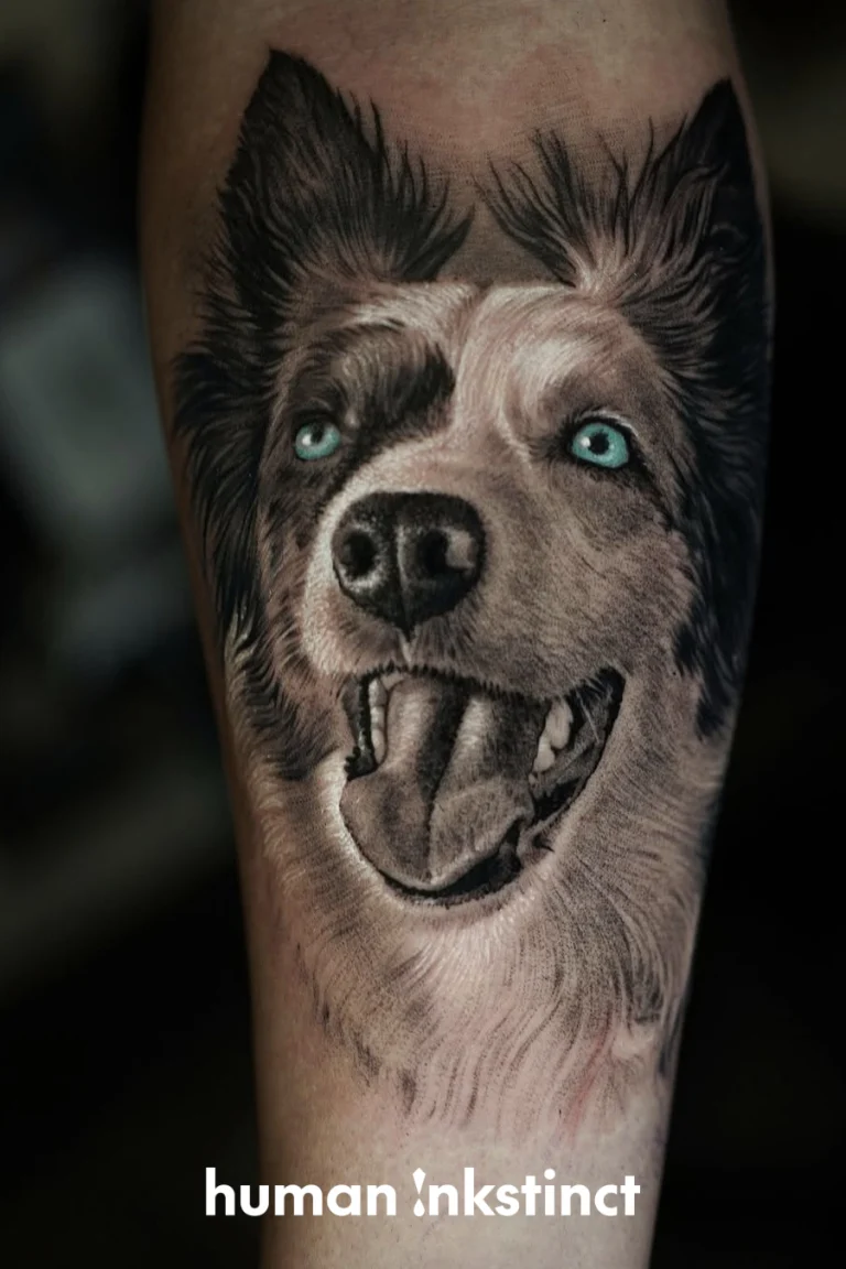 Hunde Portrait Tattoo