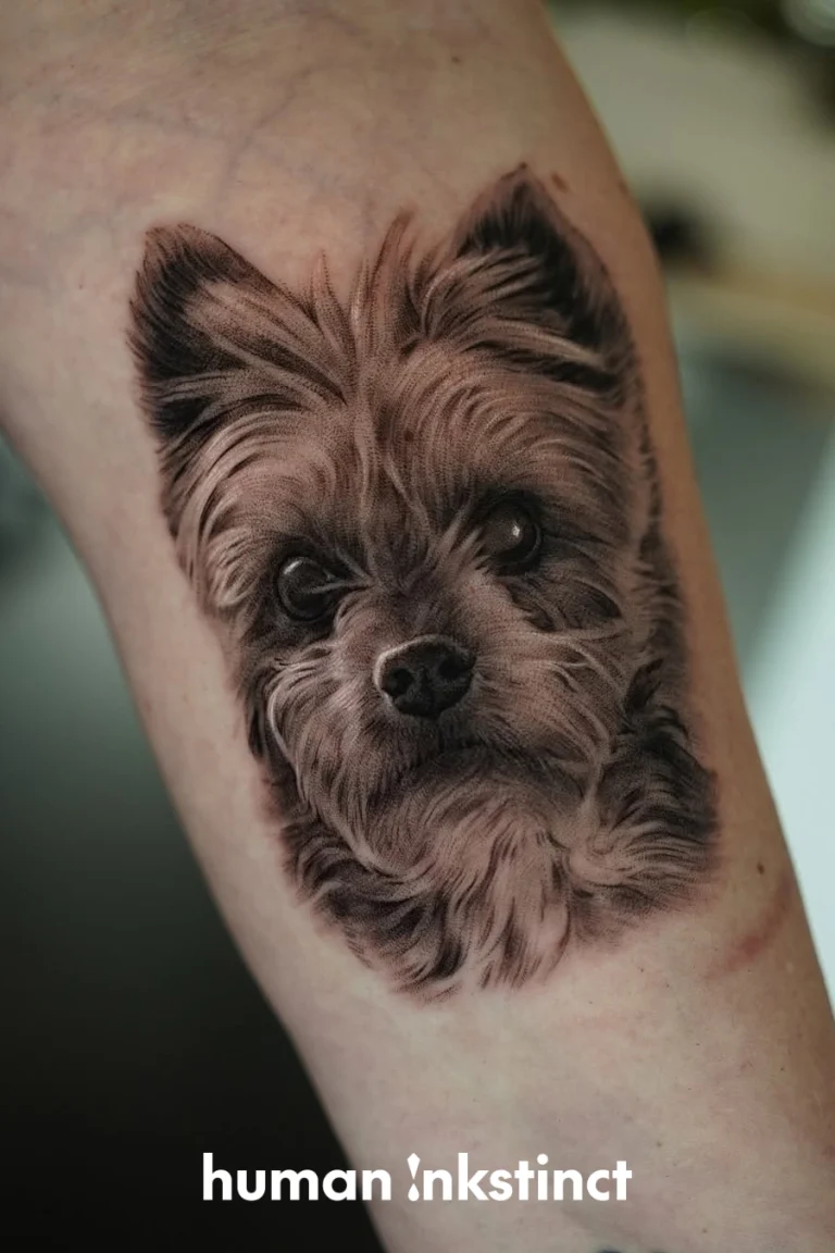 Hunde Portrait Tattoo