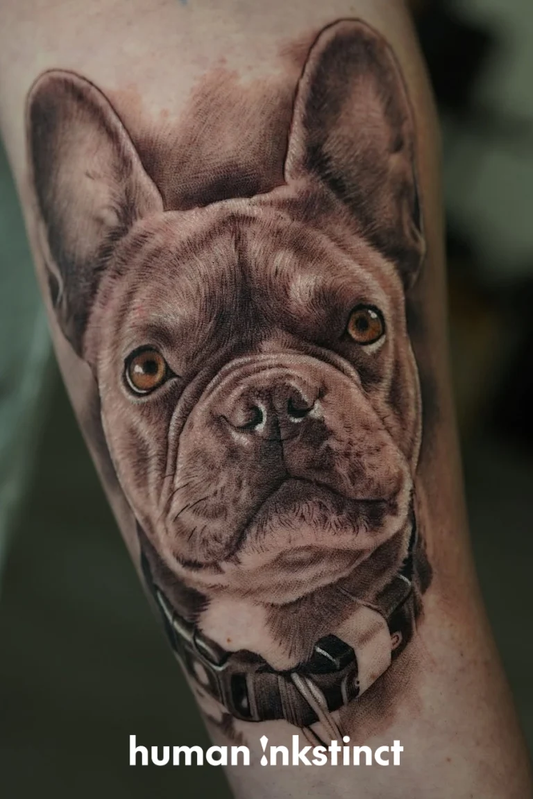 Hunde Portrait Tattoo