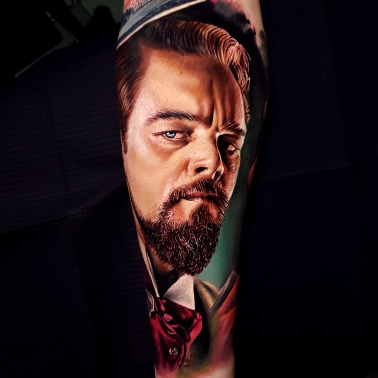 leonardo di caprio tattoo