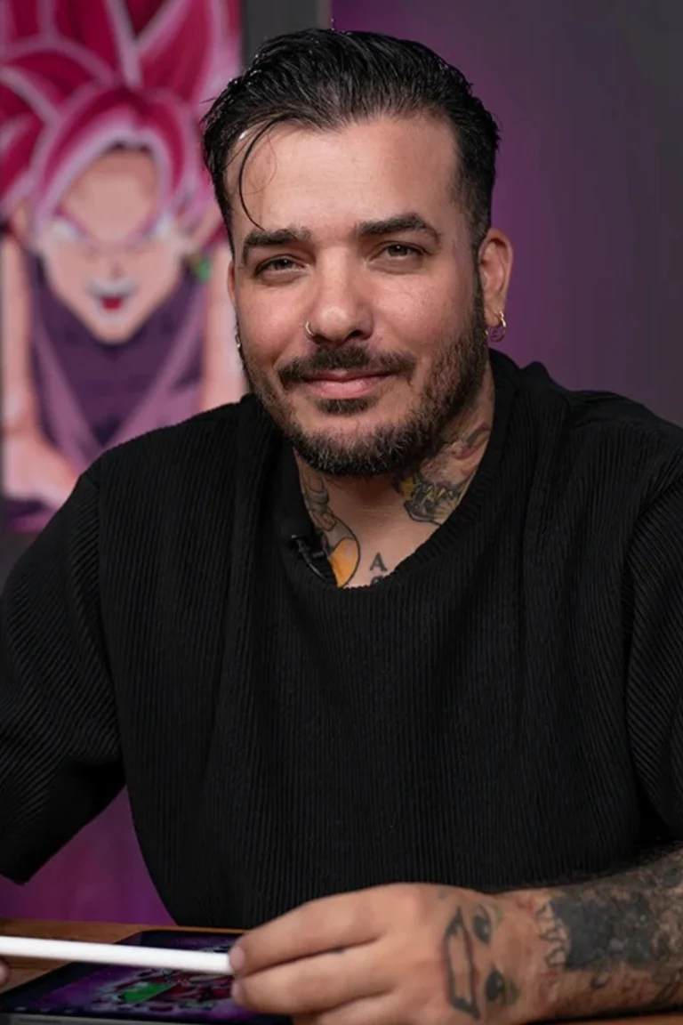 raul de la o anime and manga tattoo artist from spain